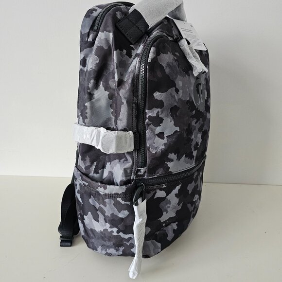 NWT LULULEMON TCA6 Grey Camo Lightweight New Crew Backpack OS Updated - Picture 2 of 13